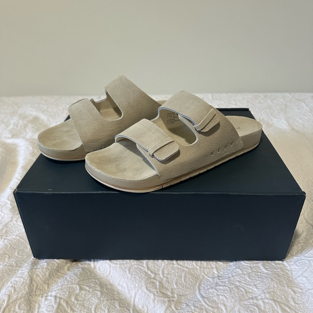 Reef Men’s Tan Slide Sandals